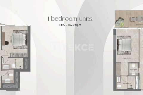 Apartman u gradu Dubai, UAE 1 spavaća soba, 64 m2 Br. 690786 - Slika 27