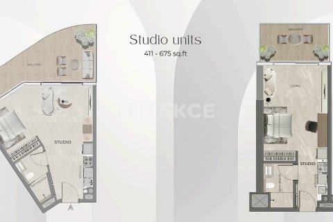 Apartamento en venta en Dubai, EAU 2 dormitorios, 126 m2 № 690787 - foto 25