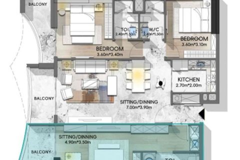 Dubai, BAE’de satılık daire 1 yatak odası, 65 m&sup2; No 704435 - fotoğraf 22