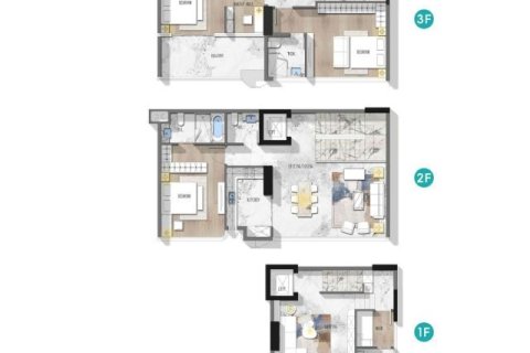 Dubai, BAE’de satılık daire 1 yatak odası, 65 m&sup2; No 704435 - fotoğraf 23