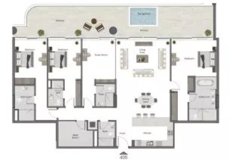 Dzīvoklis Nadd Al Sheba, Dubaijā, AAE 1 istaba, 74 m2 Nr. 704434 - attēls 20