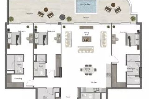 Dzīvoklis Nadd Al Sheba, Dubaijā, AAE 1 istaba, 74 m2 Nr. 704434 - attēls 19