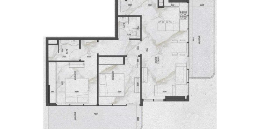 Квартира в Zyra Hills в International City, Дубай, ОАЭ 3 комнаты, 140.9м2 № 657162