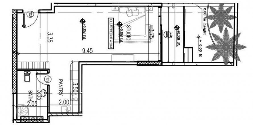 Apartment in Dugasta Warsan in International City, Dubai, UAE 73.37 sq.m. № 564925