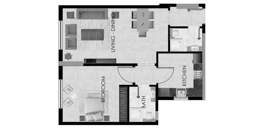 International City, Dubai, UAE의 아파트 침실 1개, 110.25제곱미터 번호 564929