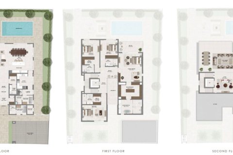 Villa till försäljning i Dubai, UAE 5 sovrum, 717.9 kvm Nr. 660460 - fotografi 10