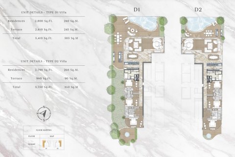 Penthouse lakás itt: Palm Jumeirah, Dubai, EAE, 4 hálószoba, 507 m², azonosító: 704574 - fénykép 7