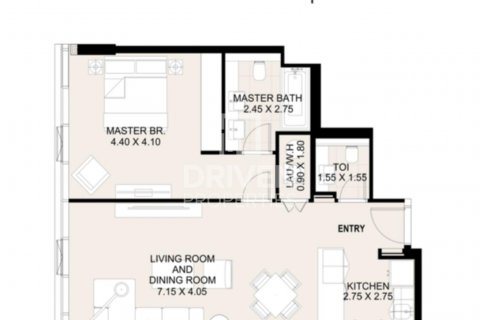 Byt v Al Wasl, Dubai, SAE 1 ložnice, 76 m² Č.: 601693 - fotografie 11