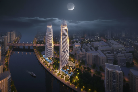Apartment til salg i Business Bay, Dubai, UAE 1 soveværelse, 75.2 kvm № 646838 - foto 10