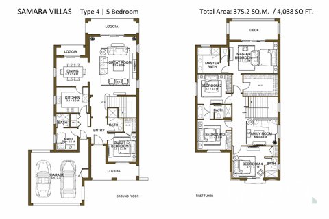 Villa til leje i Arabian Ranches 2, Dubai, UAE 5 soveværelser, 374.21 kvm № 733526 - foto 22
