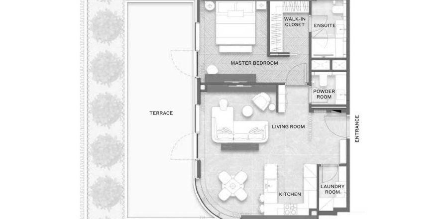 Apartman u Avida Residences u gradu Dubai, UAE 2 spavaće sobe, 102 m2 Br. 646130