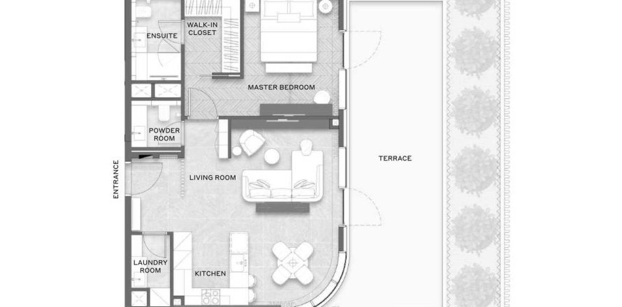 Byt v Avida Residences v Dubai, SAE 2 ložnice, 102 m² Č.: 646145