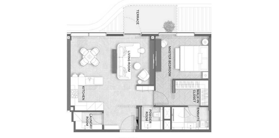 Byt v Avida Residences v Dubai, SAE 2 ložnice, 76 m² Č.: 646146