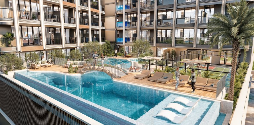 Apartament në Dubai, Emiratet e Bashkuara Arabe 1 dhomë gjumi, 64 m2. № 568579
