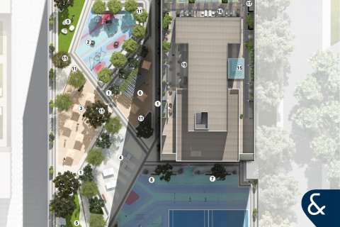 Apartament në Mohammed Bin Rashid City, Dubai, Emiratet e Bashkuara Arabe 4 dhoma gjumi, 387 m2. № 666739 - Foto 10