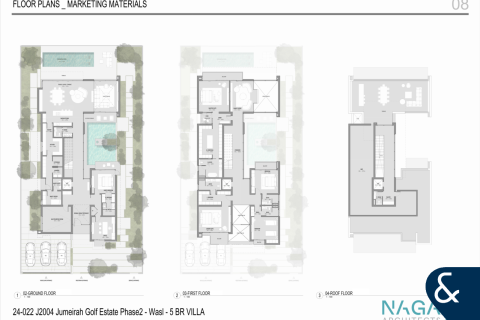Jumeirah Golf Estates, Dubai, संयुक्त अरब अमीरात में विला, 5 बेडरूम, 1050 वर्ग मीटर, संख्या 666737 - फ़ोटो 13