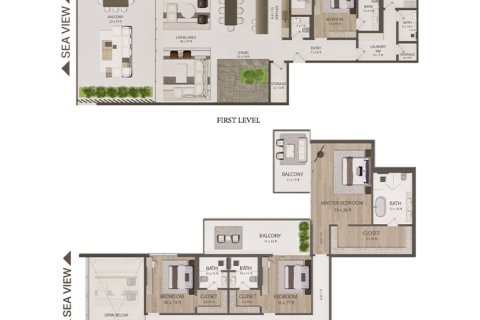 Apartament në Dubai, Emiratet e Bashkuara Arabe 1 dhomë gjumi, 134 m2. № 704443 - Foto 23