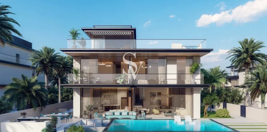 Huvila Mohammed Bin Rashid City, Dubai, Arabiemiraatit 5 makuuhuonetta, 857 m2 № 657484