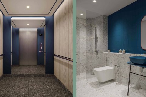 Byt v Business Bay, Dubai, SAE 1 ložnice, 53.3 m² Č.: 695104