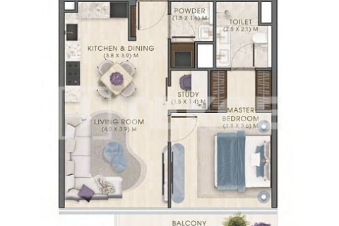 Duplex til salg i Dubai, UAE 4 soveværelser, 286 kvm № 760862 - foto 22