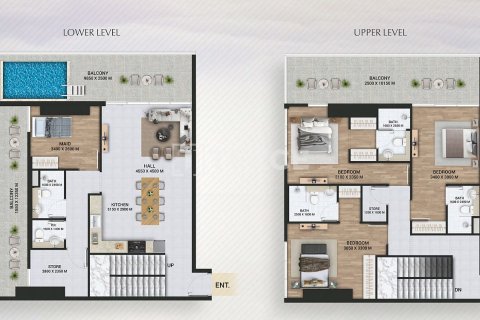 Dupleks në Dubai, Emiratet e Bashkuara Arabe 3 dhoma gjumi, 249 m2. № 760865 - Foto 12