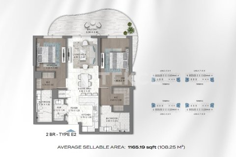 Apartman u gradu Golf City, Dubai, UAE 2 spavaće sobe, 108 m2 Br. 760863 - Slika 25