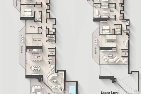 آپارتمان برای فروش در  Jumeirah Islands، Dubai، امارات متحده عربی  1 خوابه ، 76 متر مربع ، شماره 704450 - تصویر 21