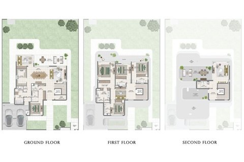 Dubai Hills Estate, Dubai, संयुक्त अरब अमीरात में विला, 4 बेडरूम, 478 वर्ग मीटर, संख्या 704451 - फ़ोटो 11