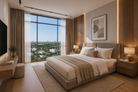 Apartmán v Downtown Jebel Ali, Dubai, SAE 2 spálne, 108 m2 č. 753942 - Fotografia 4