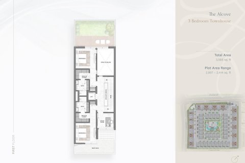 Townhouse di Mohammed Bin Rashid City, Dubai, UEA 3 kamar tidur, 333 m2 nomor 704643 - foto 16