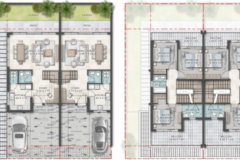 Shtëpi në qytet në DAMAC Hills (Akoya by DAMAC), Dubai, Emiratet e Bashkuara Arabe 4 dhoma gjumi, 224 m2. № 704639 - Foto 6