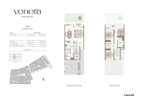 Müüa ridamaja asukohaga The Valley, Dubai, AÜE: 3 magamistoaga, 232 m² Nr 704641 - pilt 6