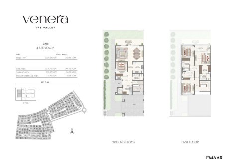 Müüa ridamaja asukohaga The Valley, Dubai, AÜE: 3 magamistoaga, 232 m² Nr 704641 - pilt 7