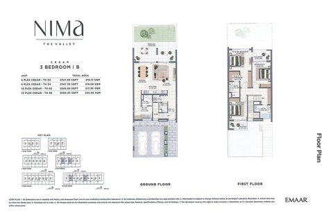 Townhouse in The Valley, Dubai, UAE 3 bedrooms, 183.11181300 sq.m. № 688233 - photo 8