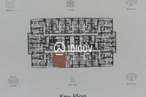 Byt v Palm Jumeirah, Dubai, SAE 1 ložnice, 105.54 m² Č.: 735463 - fotografie 6