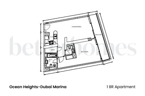 Apartman u gradu Dubai Marina, UAE 1 spavaća soba, 82.03 m2 Br. 750243 - Slika 16