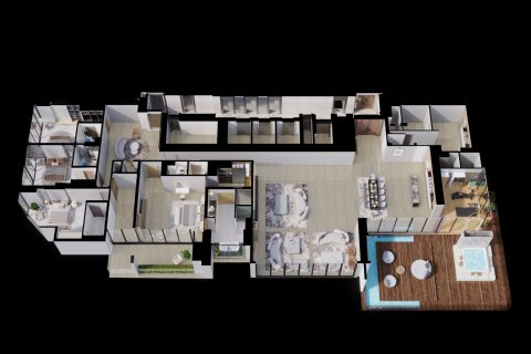 Müüa korter asukohaga Jumeirah Lake Towers, Dubai, AÜE: 4 magamistoaga, 542.12 m² Nr 764146 - pilt 18