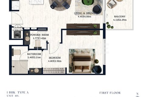 شقة للبيع في Al Marjan Island، رأس الخيمة، الإمارات العربية المتحدة 1 غرفة نوم ، 70 متر مربع ، رقم 693575 - صورة 18