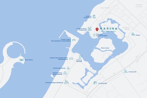 Apartemen di Al Hamra Village, Ras Al Khaimah, UEA 2 kamar tidur, 121 m2 nomor 656613 - foto 13