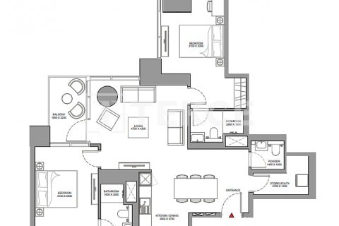 Apartemen di Dubai, UEA 4 kamar tidur, 268 m2 nomor 590906 - foto 10
