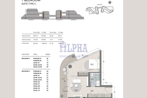 阿联酋 Ras Al Khaimah Mina Al Arab 待售 : 1 卧, 48.6 平方米 , 编号657070 - 照片 14