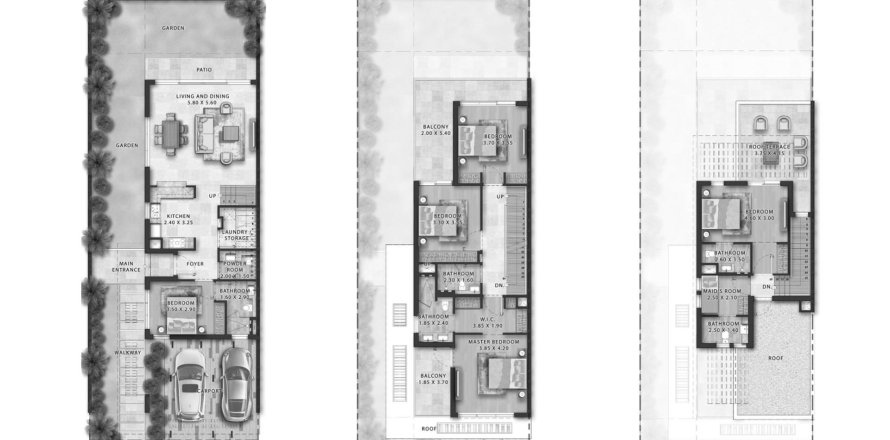 Rijtjeshuis in Dubai Land, Dubai, VAE 5 slaapkamers, 293 vr.m. nr 702051