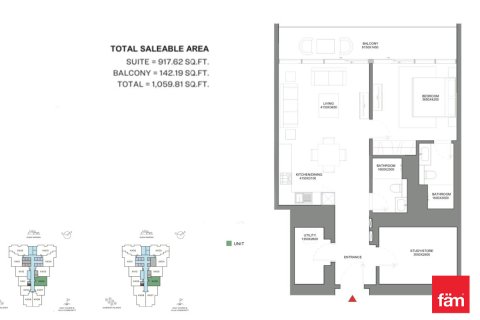 Lakás itt: Dubai, EAE, 1 hálószoba, 98.5 m², azonosító: 719047 - fénykép 10