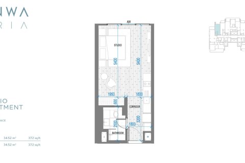 Apartament na sprzedaż w Maritime City, Dubai, ZEA 1 pokój, 35 mkw., nr 728522 - zdjęcie 7
