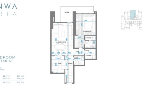 Apartament na sprzedaż w Maritime City, Dubai, ZEA 1 pokój, 35 mkw., nr 728522 - zdjęcie 8