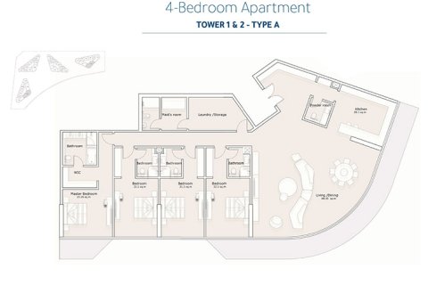 阿联酋 Abu Dhabi Yas Island 待售 : 1 卧 , 编号728519 - 照片 8