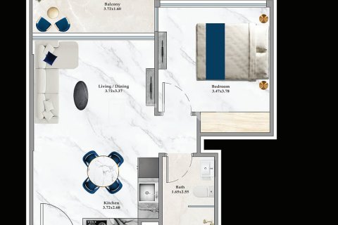 Müüa korter asukohaga Dubai Sports City, AÜE: 1 magamistoaga, 48 m² Nr 730902 - pilt 23