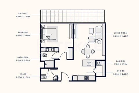 Leilighet til salgs i Meydan, Dubai, Emiratene 1 rom, 40 kvm Nr. 730907 - Foto 24