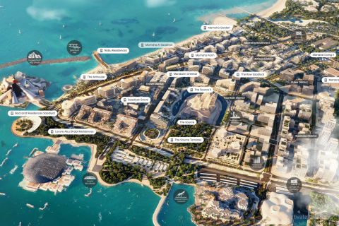 Apartmán na Saadiyat Island, Abu Dhabi, SAE 1 spálňa, 89 m2 č. 716557