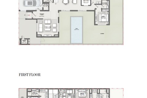 Řadový dům v Wadi Al Safa 2, Dubai, SAE 4 ložnice, 455.5 m² Č.: 598125 - fotografie 11